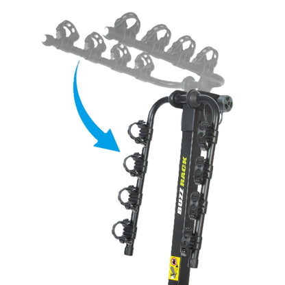 Buzzrack Moose H4 (Tow Hitch) 4 Bike Dual Arm Car Bike Rack