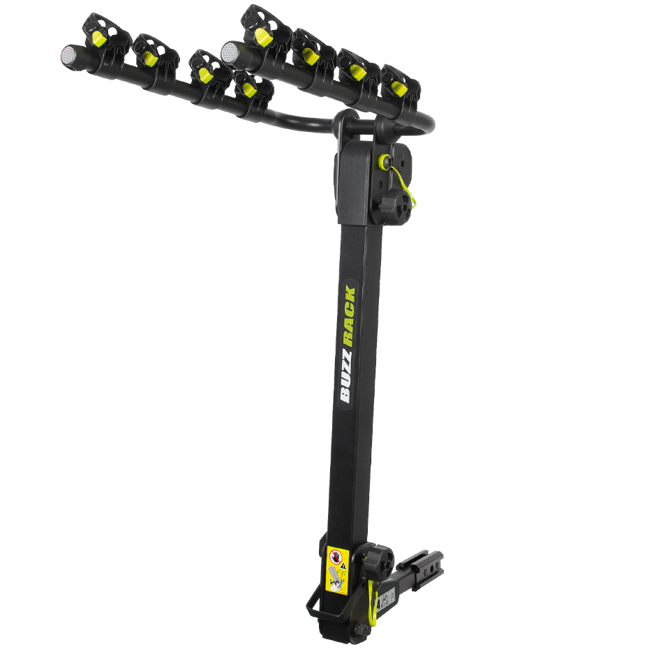 Buzzrack Moose H4 (Tow Hitch) 4 Bike Dual Arm Car Bike Rack