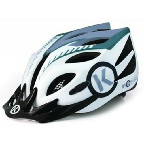 ByK E-50 Adjustable Kids Bike Safety Helmet for 4-10yo White Grey Tone 50-55cm
