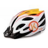 ByK E-50 Adjustable Kids Bike Safety Helmet for 4-10yo White Orange 50-55cm