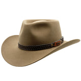 Akubra Snowy River Country Hat - Sandstone - Size 61cm