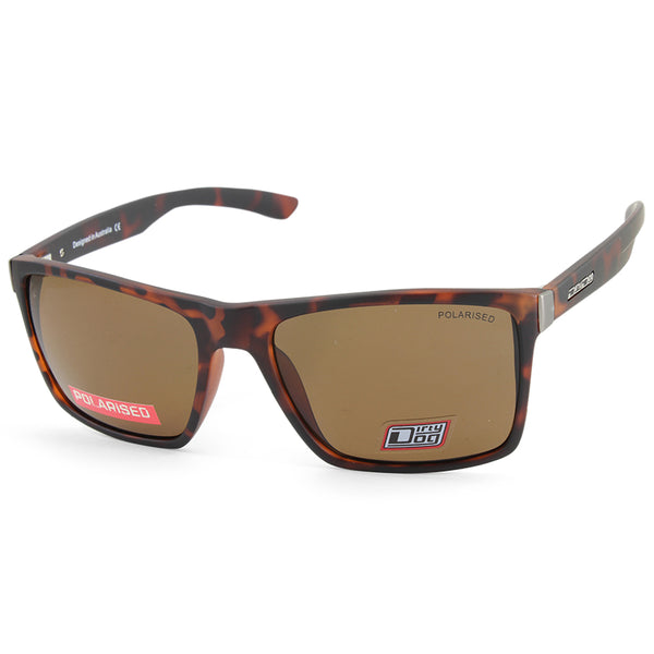 Dirty Dog Volcano Matte Tortoise/Brown Polarised Unisex Sunglasses 53434