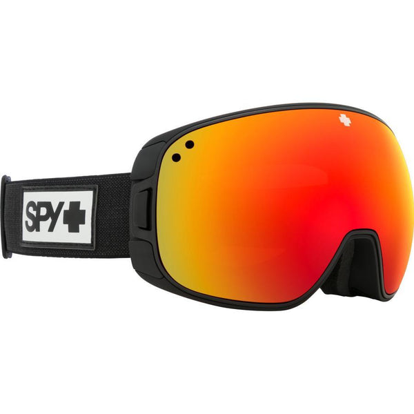 Spy Bravo Snow Ski Goggles Matte Black Red Spectra & Green Spectra Bonus Lens