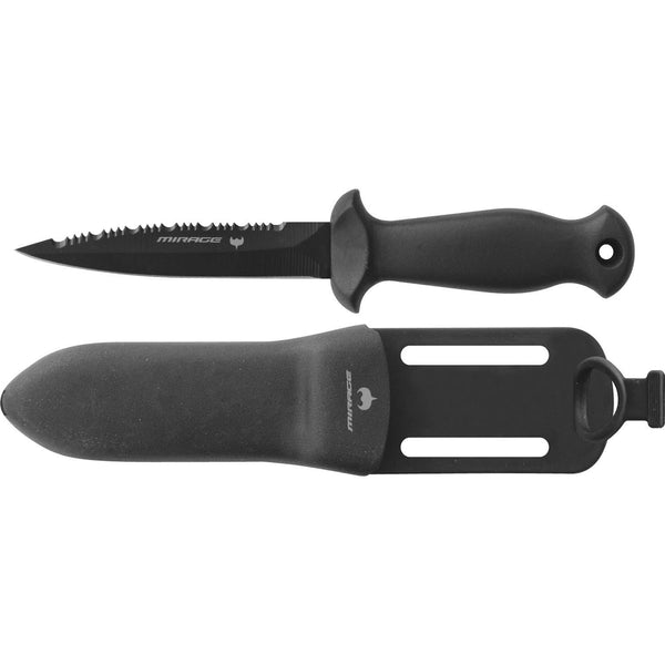 Mirage Rayzor Submariner Blackened 420 Grade Stainless Steel Spear Fishing Knife
