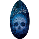 Maddog Wedge Plywood Skim Board 41" inch blue Skull Pattern