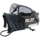 Jetpilot Cause Matte Black/Grey Smoke Polarised Floating Sunglasses S20998