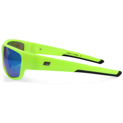 Dirty Dog Sport Chain Fluro Green/Fusion Mirror Sport Sunglasses