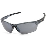 Dirty Dog Sport Track 58067 Crystal Black/Silver Mirror Polarised Sport Sunglasses
