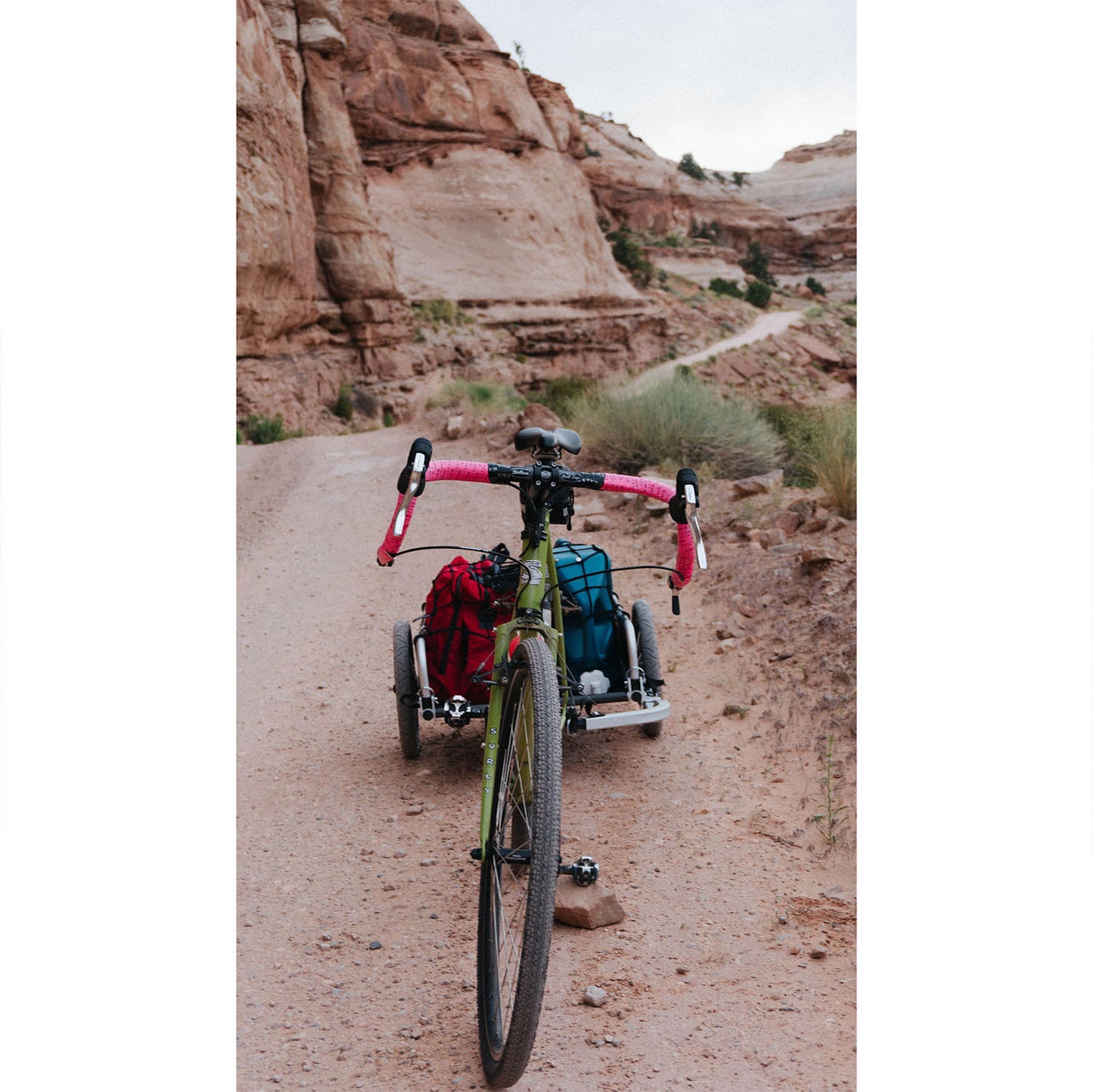 Burley 2-Wheel Flatbed Bike Cargo Trailer 45kg Capacity