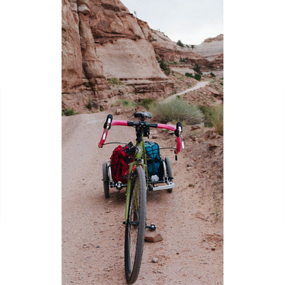 Burley 2-Wheel Flatbed Bike Cargo Trailer 45kg Capacity