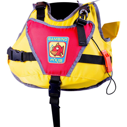 Axis Tadpole Baby or Toddler Nylon Life Jacket PFD Vest 5 - 25kg Yellow
