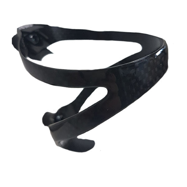 Bikelane Black Carbon Fibre Water Bottle Cage for Bikes