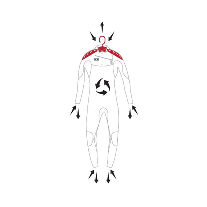 Ocean & Earth Red Quick Dry Wetsuit Storage and Drying Hanger