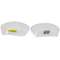 Dirty Dog Sport Evolve X1 White/Blue Mirror & Clear Changeable Lens Sunglasses