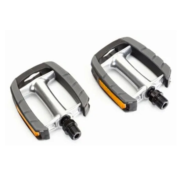 VP Components Black Plastic/Alloy Replacement Adult Bike Pedal Set 9/16-inch