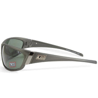 Dirty Dog Stoat Grey/Green Polarised Men's Sport Sunglasses 52993