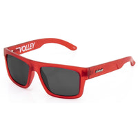 Carve Volley KIDS Cherry Red Trans Grey Lens Sunglasses