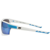 Dirty Dog Sport Evolve X1 White/Blue Mirror & Clear Changeable Lens Sunglasses