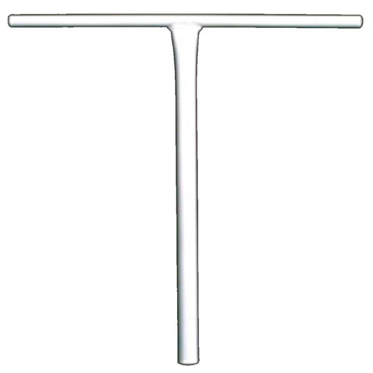 Bulletproof Alloy Scooter T-Bar Handlebars White Anodised 533 x 533mm