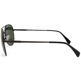 Dirty Dog Maverick 53478 Satin Gunmetal/Green Polarised Men's Sunglasses