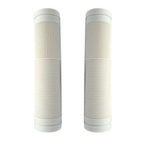 Bulletproof Coloured Rubber Mountain Bike Grips 130mm with Closed Ends White