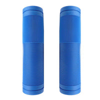 Bulletproof Coloured Rubber Mountain Bike Grips 130mm with Closed Ends Blue