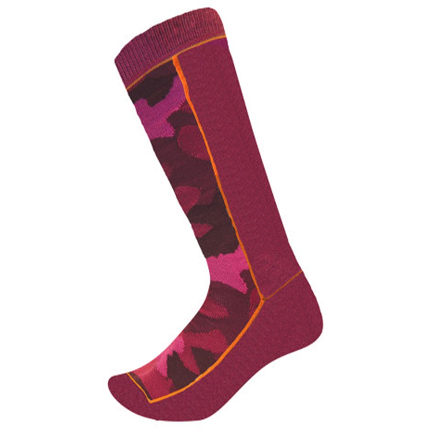 XTM Trooper Kids Merino Blend Snow Socks (Burgundy Red)