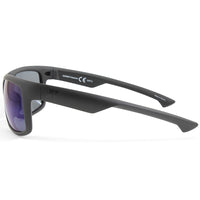 Jetpilot Cause Matte Black/Blue Mirror Polarised Floating Sunglasses S20998