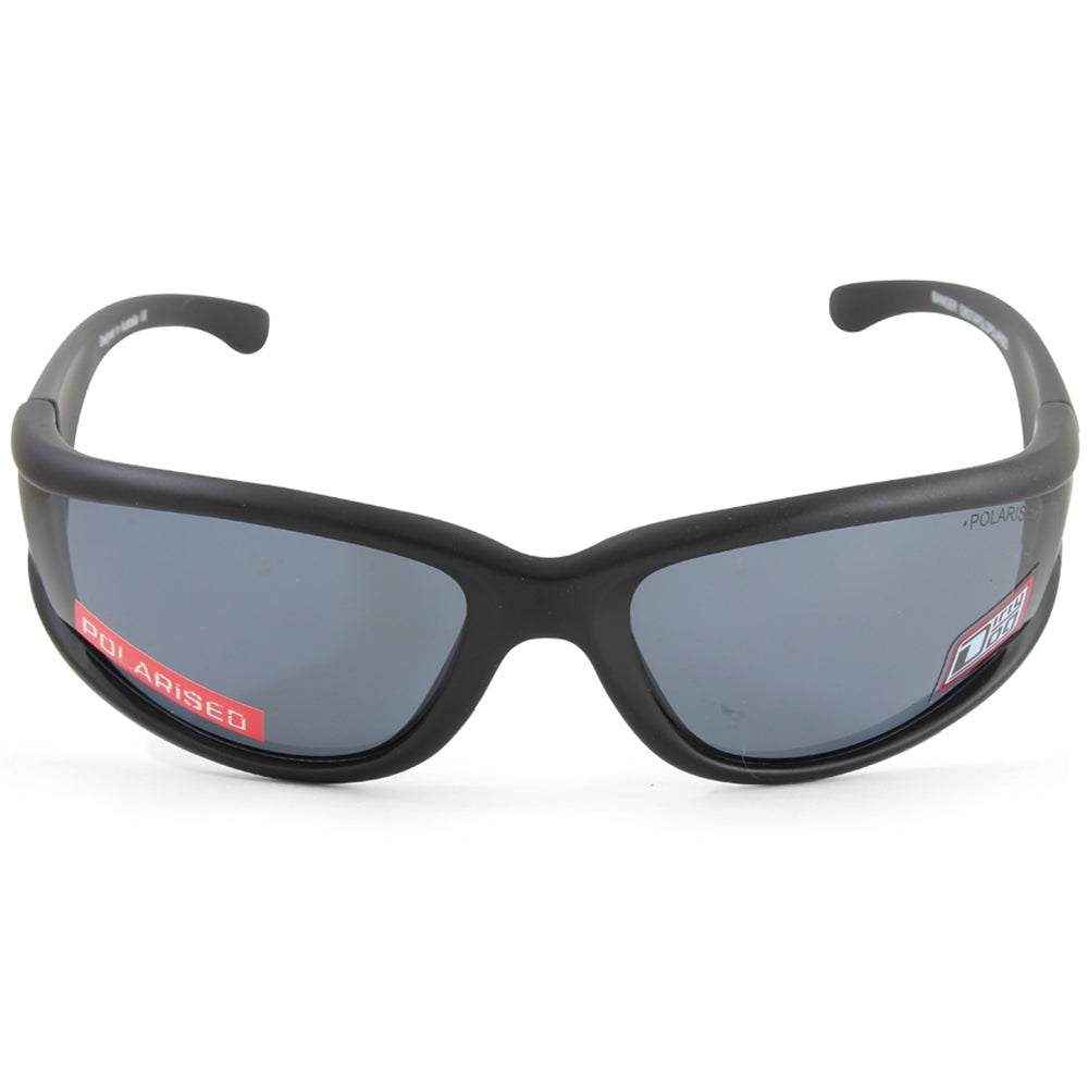 Dirty Dog Banger Satin Black/Grey Polarised Men's Sport Sunglasses
