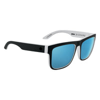 Spy Discord Whitewall Black on White Light Blue Spectra Unisex Sunglasses