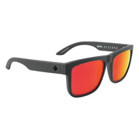 Spy Discord Soft Matte Dark Grey with Red Spectra Mirror Unisex Sunglasses