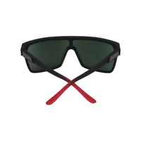 Spy Flynn Soft Matte Black Red Fade Happy Lens Sunglasses