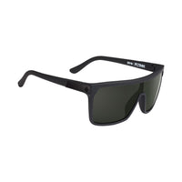 Spy Flynn Soft Matte Black HD+ Happy Grey Green Unisex Shield Sunglasses