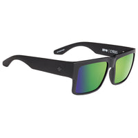 Spy Cyrus Matte Black Happy Bronze Green Spectra Polarised Sunglasses