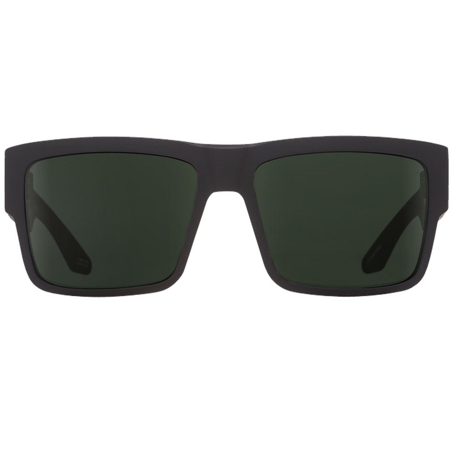 Spy Cyrus Matte Black/Happy Grey Green Men's Rectangular Sunglasses