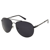 North Beach Rockling Matte Black/Grey Smoke Polarised Unisex Sunglasses 70462