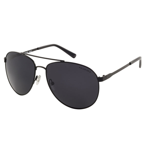 North Beach Rockling Matte Black Smoke Polarised Sunglasses