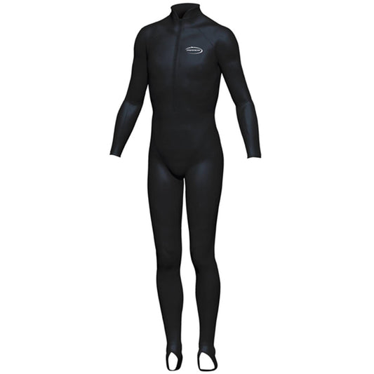 Mirage Hoodless Kids Lycra SPF50 Full Body Rashie and Stinger Suit (Black)