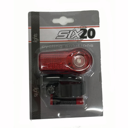 Six20 3-Function Red Rear Bike Tail Light