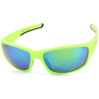 Dirty Dog Sport Chain 58071 Fluro Green/Fusion Mirror Sport Sunglasses