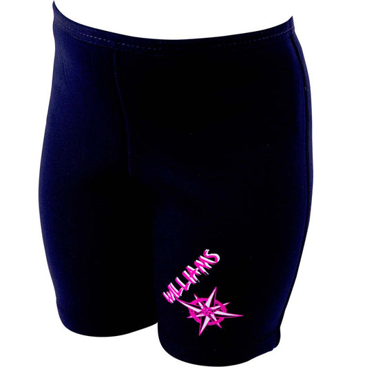 Williams Parker Female Teen/Youth Black 2mm Neoprene Wetsuit Shorts
