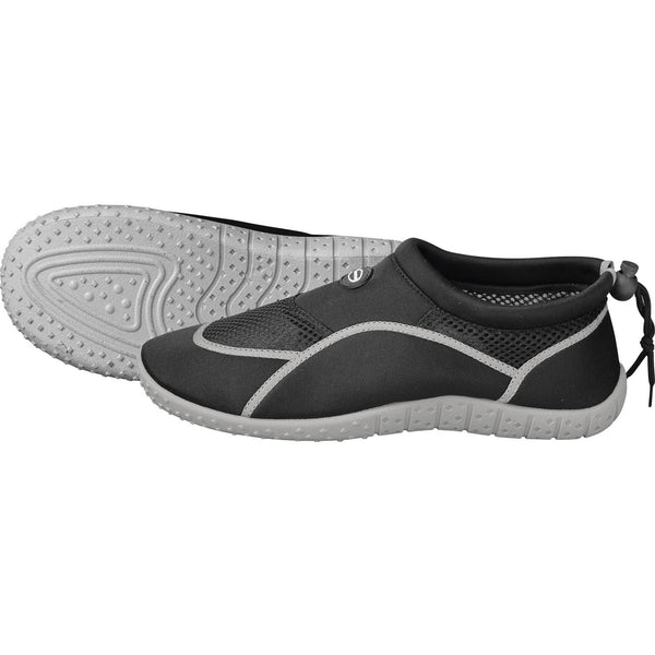 Mirage Adult Aqua Shoe Lightweight Watersports Shoe Black/Grey Size 3-13