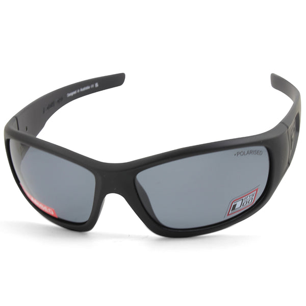Dirty Dog Sythe Satin Black/Grey Polarised Men's Sunglasses 53624