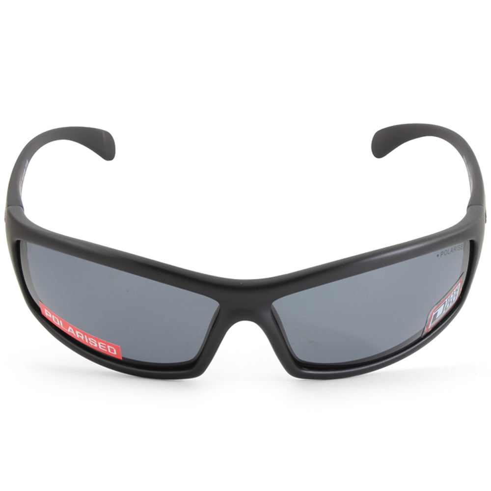 Dirty Dog Swivel Satin Black/Grey Polarised Men's Sunglasses 53669