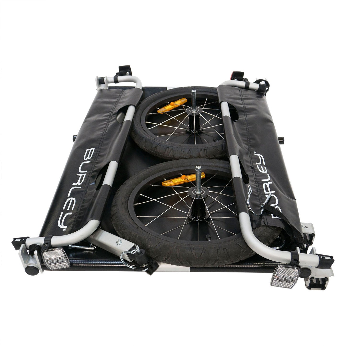 Burley 2-Wheel Flatbed Bike Cargo Trailer 45kg Capacity