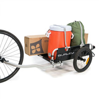 Burley 2-Wheel Flatbed Bike Cargo Trailer 45kg Capacity