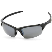 Dirty Dog Sport Ecco 58044 Black/Silver Mirror Cycling Sport Sunglasses