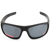 Dirty Dog Muffler Satin Black/Grey Polarised Men's Sunglasses 53639
