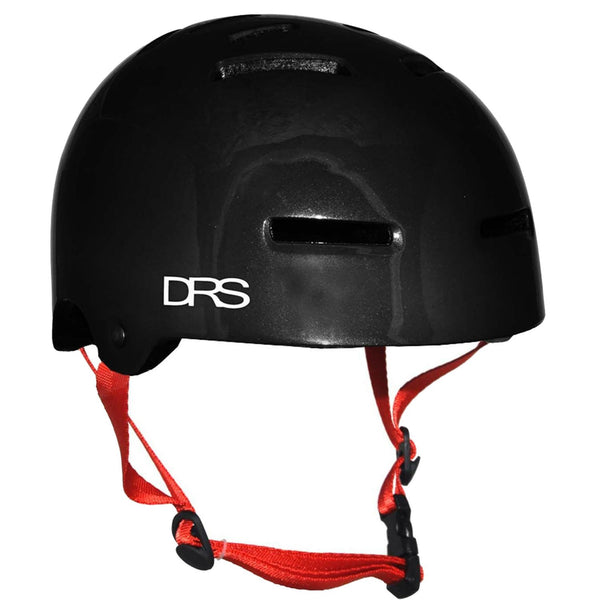 DRS BMX Bike Helmet Black Gloss AS/NZS Safety Standard Certified