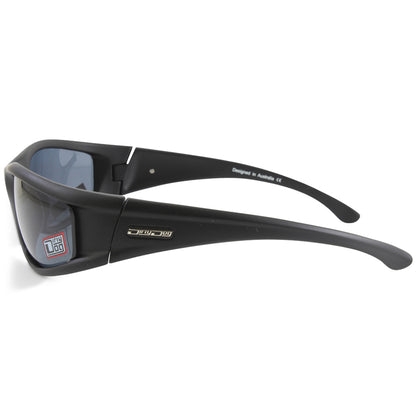 Dirty Dog Banger Satin Black/Grey Polarised Men's Sport Sunglasses